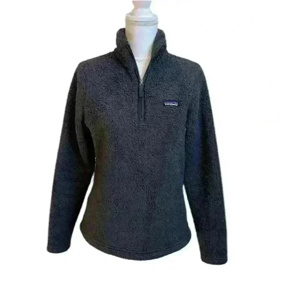 Patagonia Womens Los Gatos Smolder Blue 14 Zip Pullover Womens Size Small